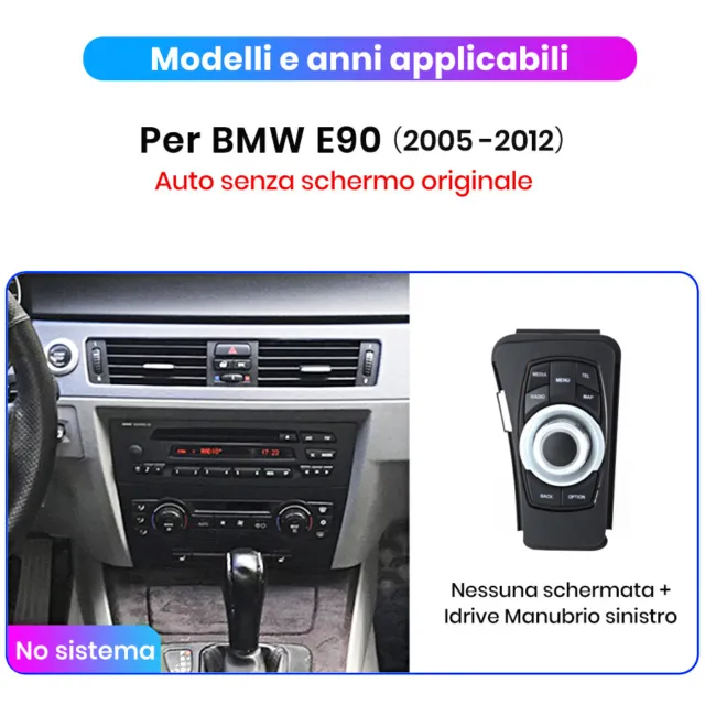 Linux Pour BMW E90 E91 E92 2005-12 Wireles CarPlay Car autoradio Android auto FM 3