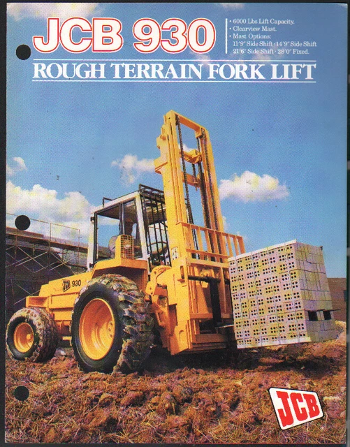B4 1:35 Joal 161 Jcb 930 Chariot Élévateur Terrain Accidenté Mib