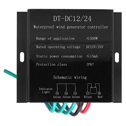 LiebeWH Régulateur de Contrôleur de Charge D'éolienne FO5-12/24V 500W Régulateur