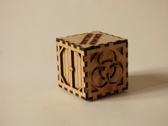 MDF SHIPPING CONTAINER (Small) warhammer 40k wargame Infinity building ...