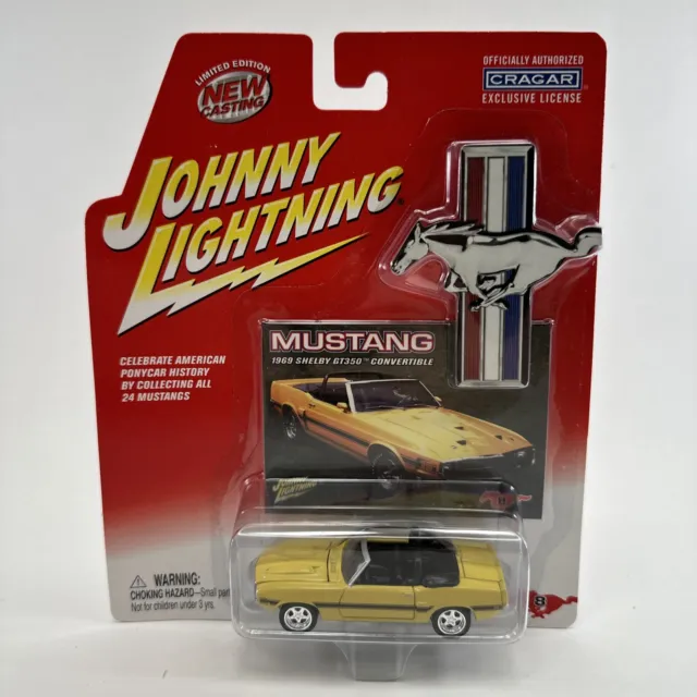 1969 SHELBY GT350 CONVERTIBLE  #8  MUSTANG SERIES by Johnny Lightning