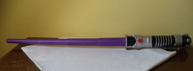 Star Wars Purple Mace Windu Lightsaber Hasbro 2002 - Lucasfilm Ltd