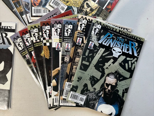 The Punisher #1-14,32,37 NM Marvel Knights Vol 3 Garth Ennis Dillon Lot Of 16 3