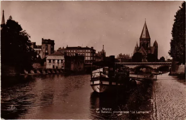CPA AK METZ - Le Bateau promenade La Lorraine (455149)