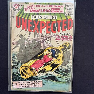 DC Lot Early Tales of the Unexpected # 6, 8, 9, 19—1950’s