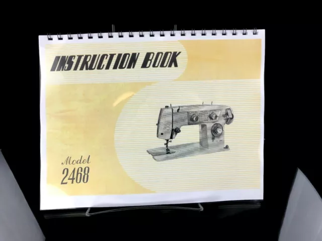 Elgin 2468 Sewing Machine Instructions Manual User Guide Vintage Reprint Copy