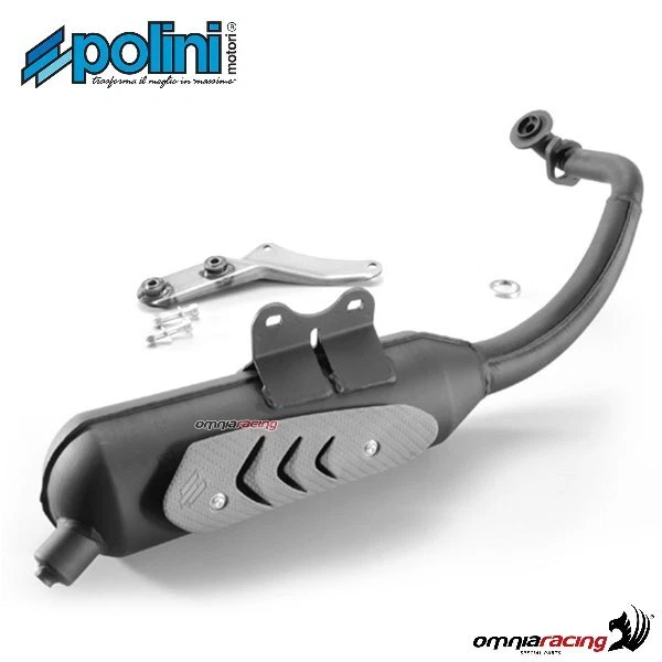 Pot D'Échappement POLINI Original Pour Scooter 50cc - Citystar, Kisbee, Ludix 2, Vivacity - Homologué Route - Fabriqué En Italie