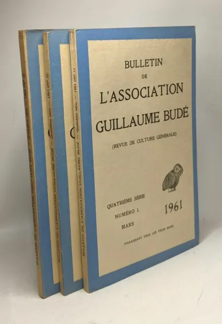 344208|Bulletin de l'association Guillaume Budé (revue de culture