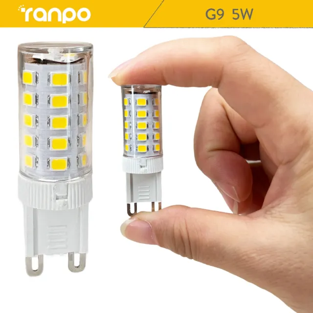 G9 LED-Mais-Glühbirnen 5 W kaltweiß Kapsellampe ersetzt 40 W Halogen 220V 230V