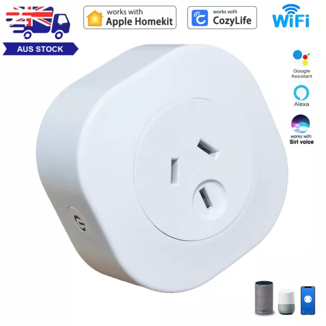 WIFI Plug AU Smart Home Power Socket Outlet Switch For Homekit Alexa Google