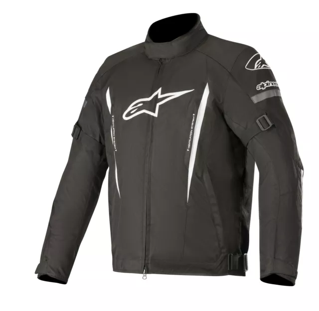 Moto Veste Tex Alpinestars Gunnar V2 Drystar Couleur: Noir/Blanc Taille:XL