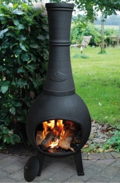Elegant Cast Iron Chiminea