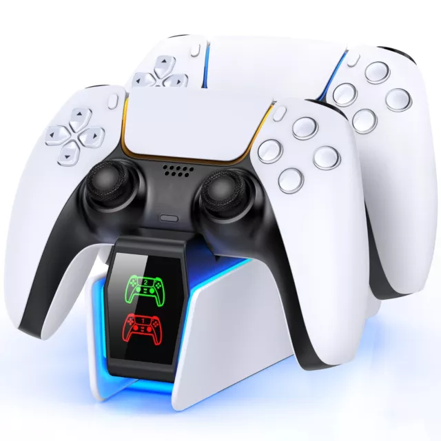 LED-Anzeige PS5 Controller Ladestation für Playstation 5 DualSense Controller