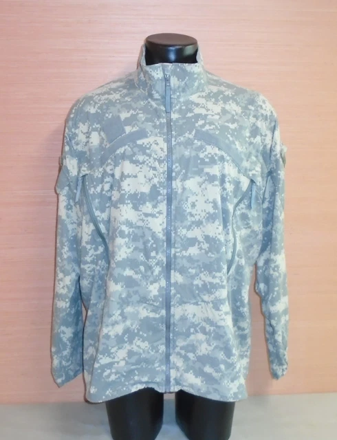 USGI Army ACU Camo Cold Weather ECWCS Gen III L4 Wind Jacket Coat X-Large Long