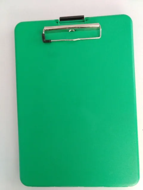 SAUNDERS 00561Portable Storage Clipboard Green Fits 8.5"x12"