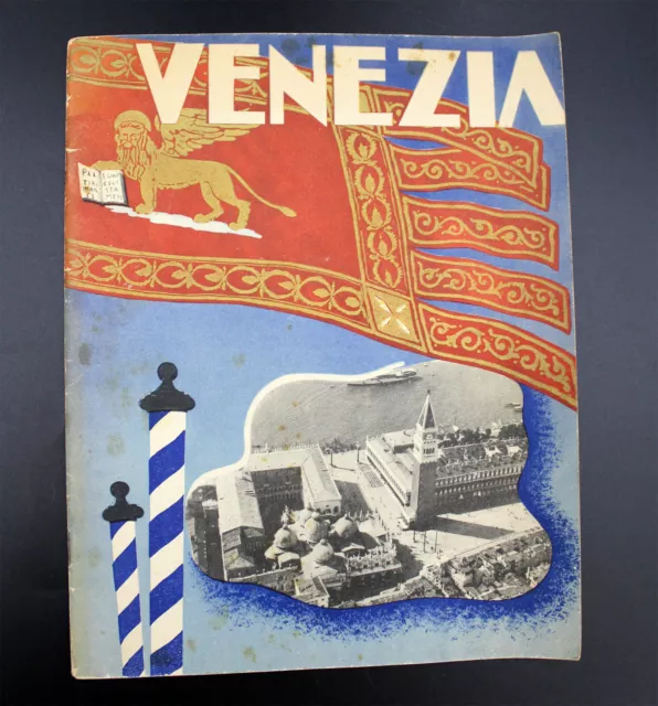 altes Werbe Prospekt Venedig, Venezia 1939 Italien