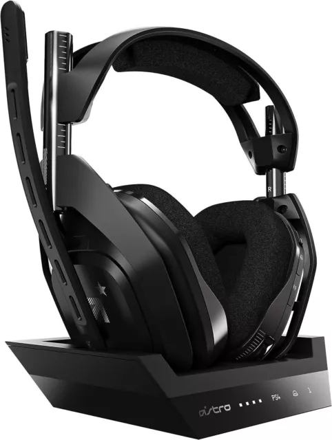 ASTRO A50 Gaming Wireless Headset and Charging Station 4th Gen Xbox PC Black UK