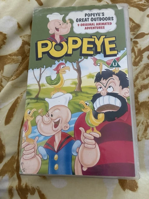 POPEYE IN POPEYE’S Great Outdoors VHS Cassette Tape Animation £11.12 ...