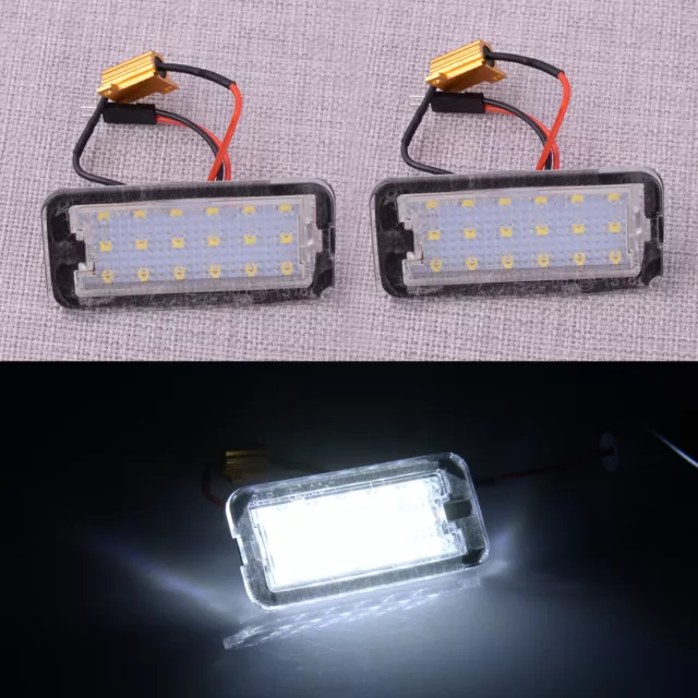 Number License Plate Light Lamp fit for Fiat 500 500C Convertible 2007-2016