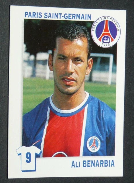 ALI BENARBIA PARIS ST GERMAIN PSG PHOTO UNFP FOOT 2000 FOOTBALL 1999-2000 PANINI