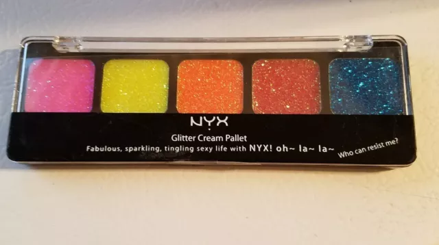 NYX Glitter Cream Palette color GCP02 Eden Brand New & Sealed