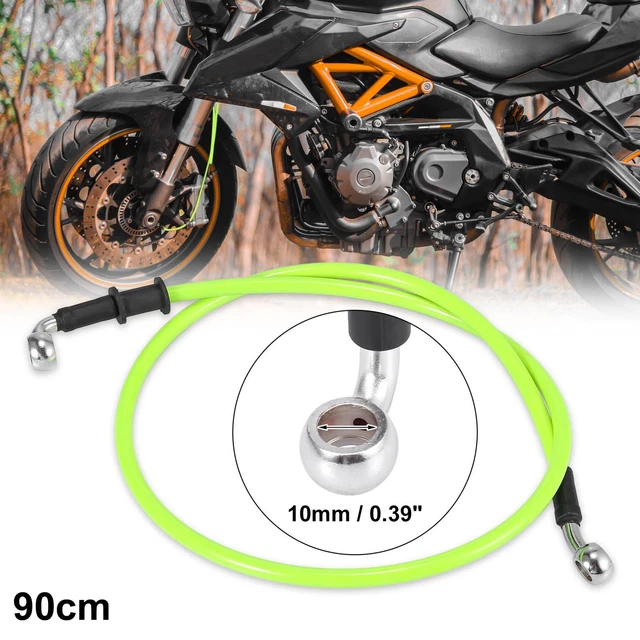 Tubo olio frizione freno moto universale 90 cm 35,43" tubo idraulico verde