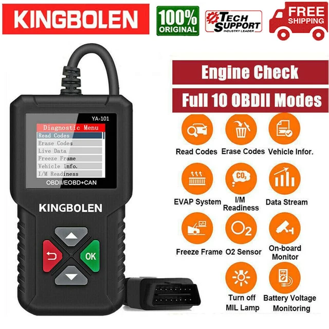 TOPDON OBD2 Fault Code Reader Scanner Car Diagnostic Tool Check Engine  OBDII CAN