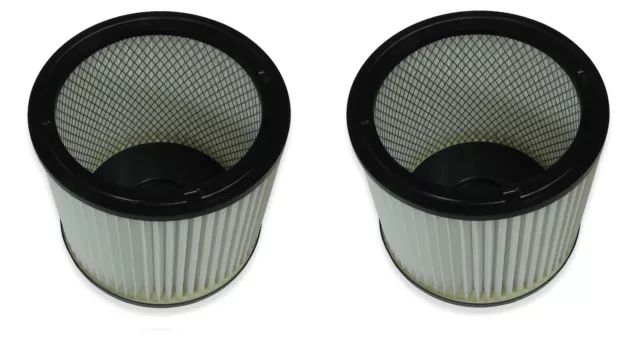 2x auswaschbare Filter für Einhell TE-VC 36/25 Li Faltenfilter Rundfilter