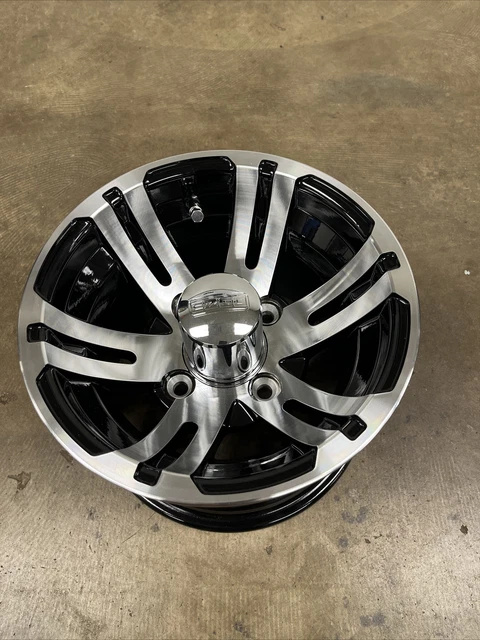 Machined Spoke 10x7, 4/4, Golf Cart Wheel Rim