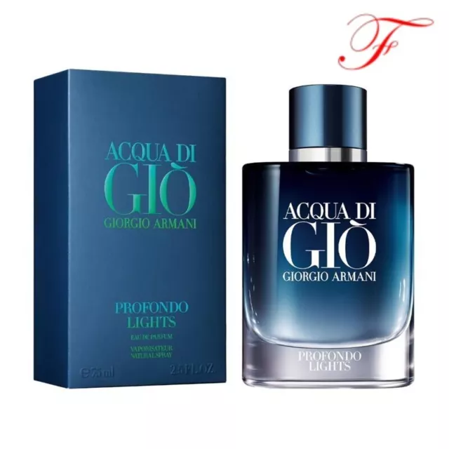 GIORGIO ARMANI " Acqua di Giò Profondo Lights " Eau de Parfum ml. 75 Fuori Prod