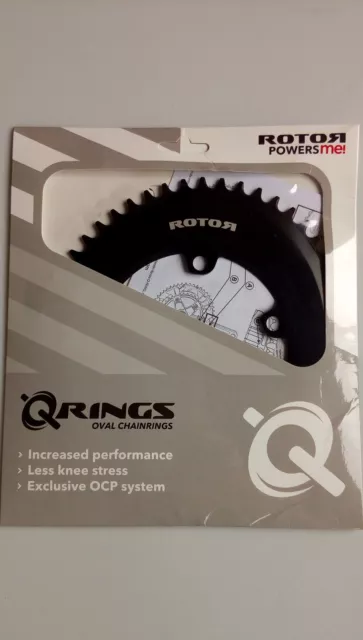 Rotor Aero 1X Kettenblatt, 4-Arm, Q-Rings, 110 mm Lochkreis, Spider Mount 52 T