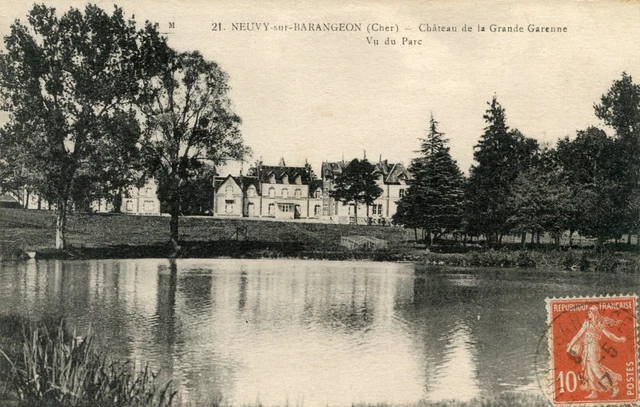 *32772 cpa 18 Neuvy sur Barangeon - château de la grande Garenne