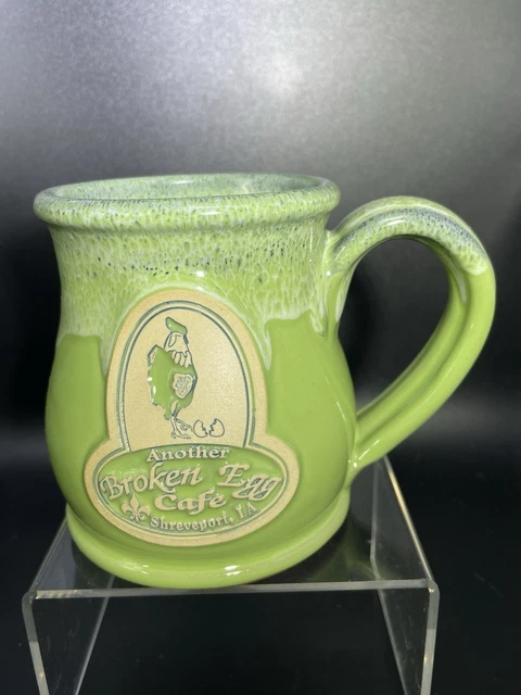 ANOTHER BROKEN EGG Cafe Mug candle Shreveport, LA Deneen Pottery Hand  Thrown NEW $21.32 - PicClick CA