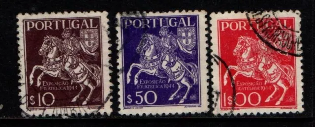 Portugal 1944 National Philatelic Exhibition short set SG961-63  Used