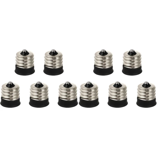 Convertidor adaptador de zócalo E17 a E14 10 piezas