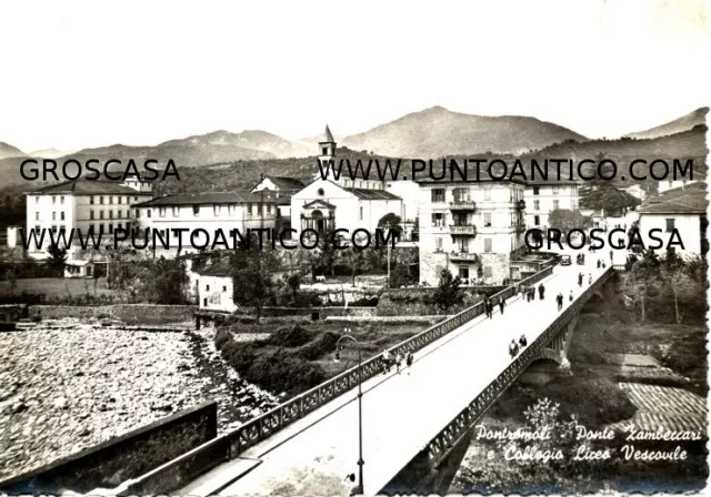 Pontremoli - Cod.c557 -Ponte Zambeccari-Liceo Vescovile -(Massa)- Viaggiata 1953