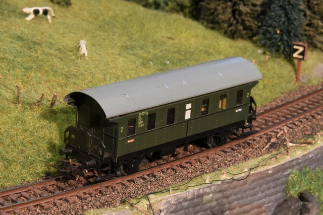 HORNBY HO 5 voitures voyageurs RHEINGOLD restaurant DB 7444