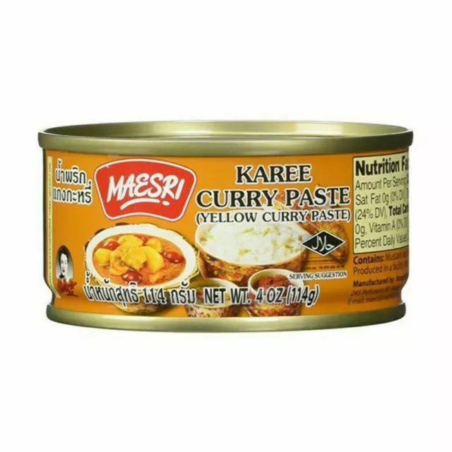 Maesri Karee Curry Paste 3x114g