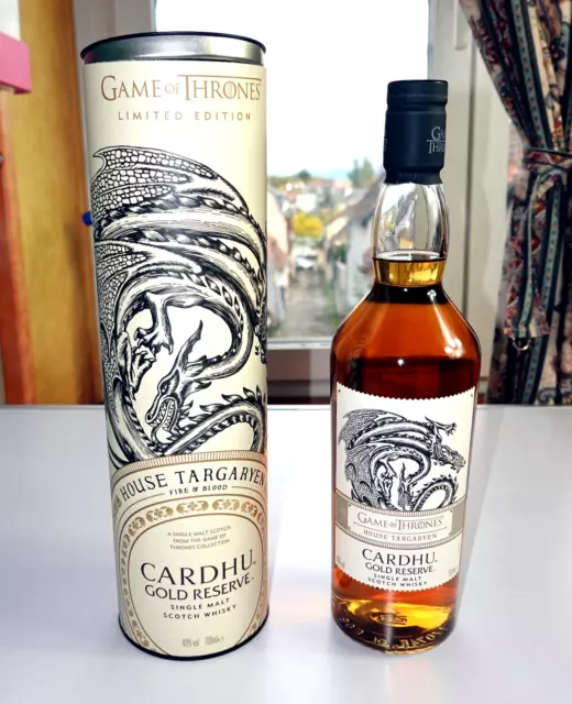 Cardhu Gold Reserve GAME OF THRONES House Targaryen Single Malt Collection 40%