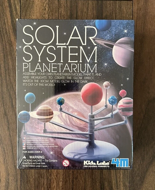 SOLAR SYSTEM PLANETARIUM Build Your Own Glow In The Dark Science Toy ...