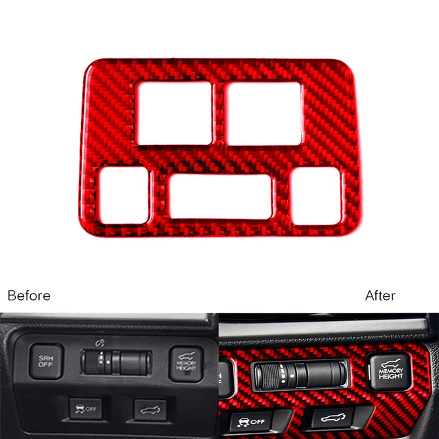 HOUSSE DE VENTILATION en fibre de carbone rouge pour Camaro 2010 2015