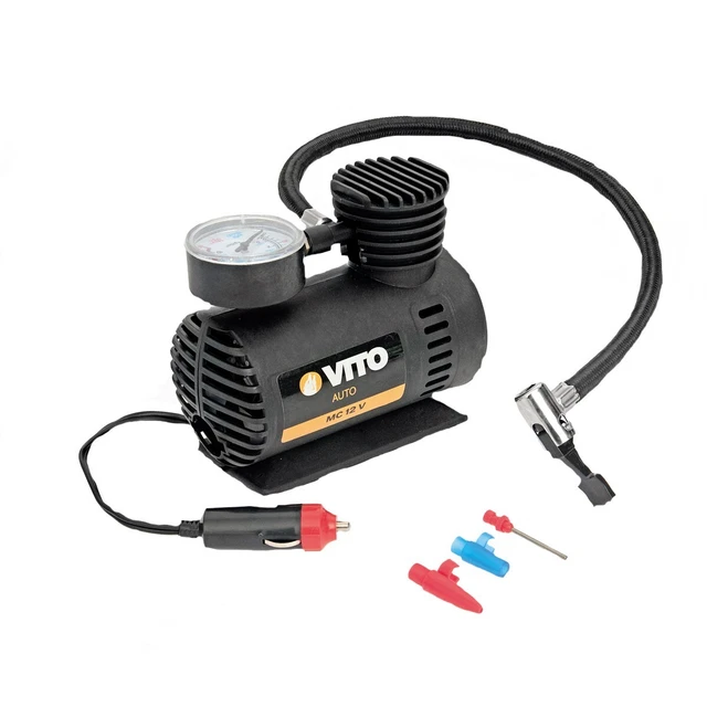 Mini Compresseur Portable 12V VITO 150 PSI Multi-fonctions Station de gonflage