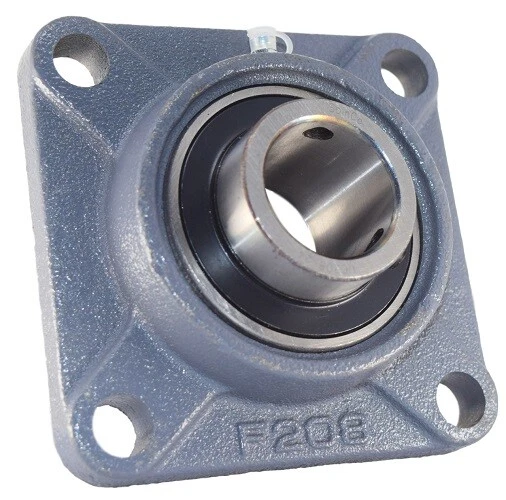 Four Bolt Flange Bearing Stainless Steel 1-1/2" Round Bore w/ 4" Bolt Centers