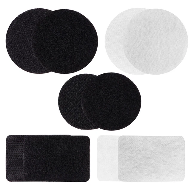 25 pares de pinzas adhesivas velcro fijo alfombras lavables suelo