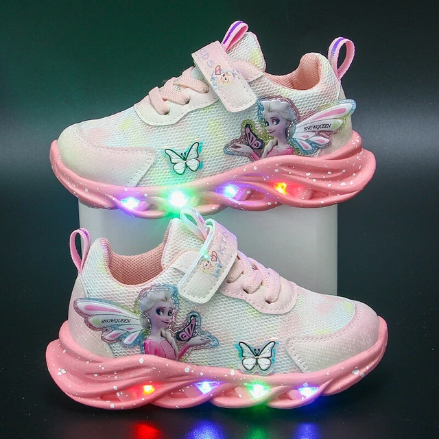 Kids LED Luminous Shoes Sneakers Flashing Children Girls Light Up Trainers