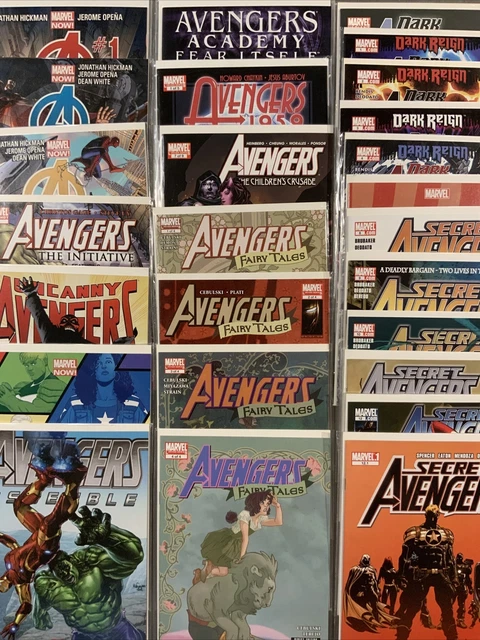 The Avengers related comic lot circa 2010 VF/NM Marvel Comics 30 books