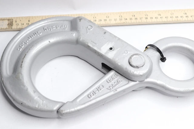 Crosby Shur-Loc Self-Closing Swivel Hook Grade 100 35300 Lbs WLL 3/4" 1004349