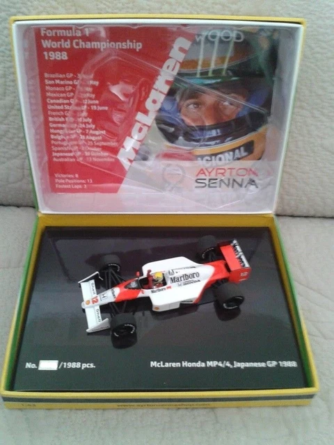 MINICHAMPS 1/43 - MCLAREN Honda MP4/5B Dirty Version - World Champion 1990 (A. Senna) - Five Diecast
