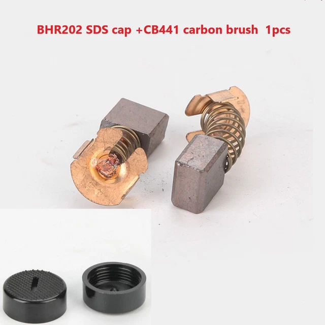 Raccolta di 4 set DHR202 BHR202 copertura spazzola carbone e spazzola carbone CB441