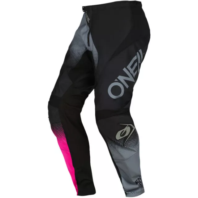 NEW Oneal Element Racewear Black/Grey/Pink Dirt Bike Kids Pants